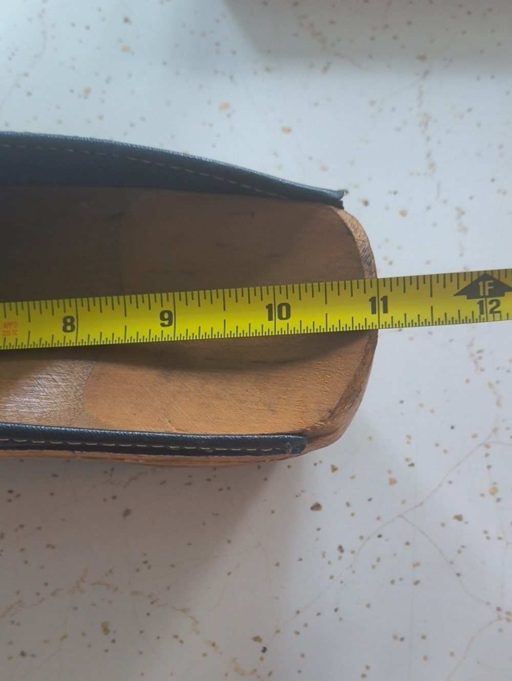 Men's Vintage Navy Suede Clog Mules Sz 44 - Picture 9 of 9